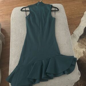 Torn dress green